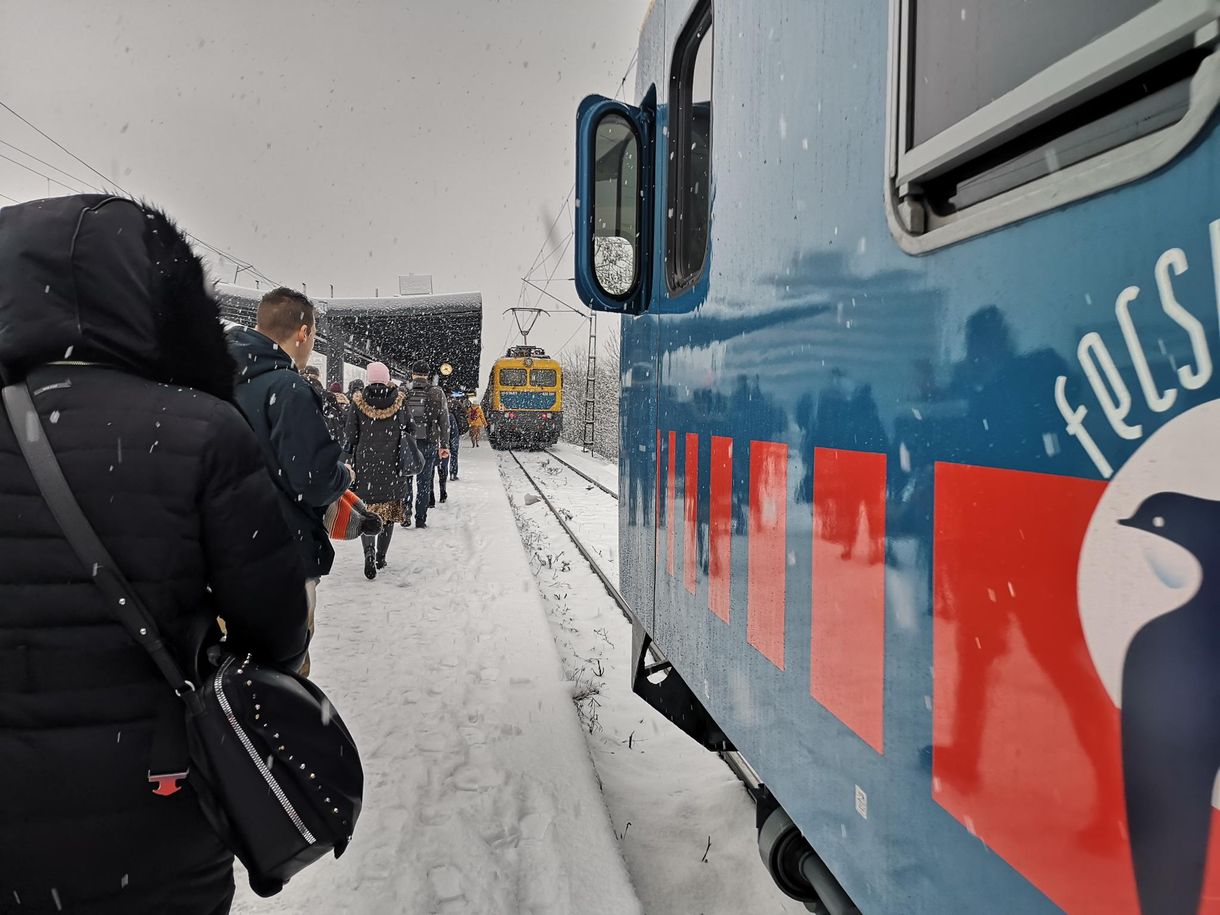 Térképen is megnézheti, hogyan borította meg a MÁV-ot a havazás