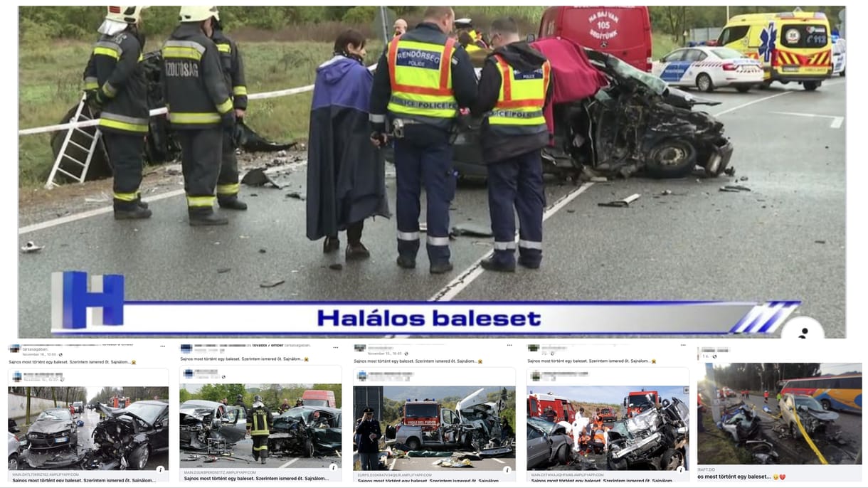 Rég nem látott gyorsasággal terjed egy vírus a magyar Facebookon, ne dőljön be a halálos baleset hírének