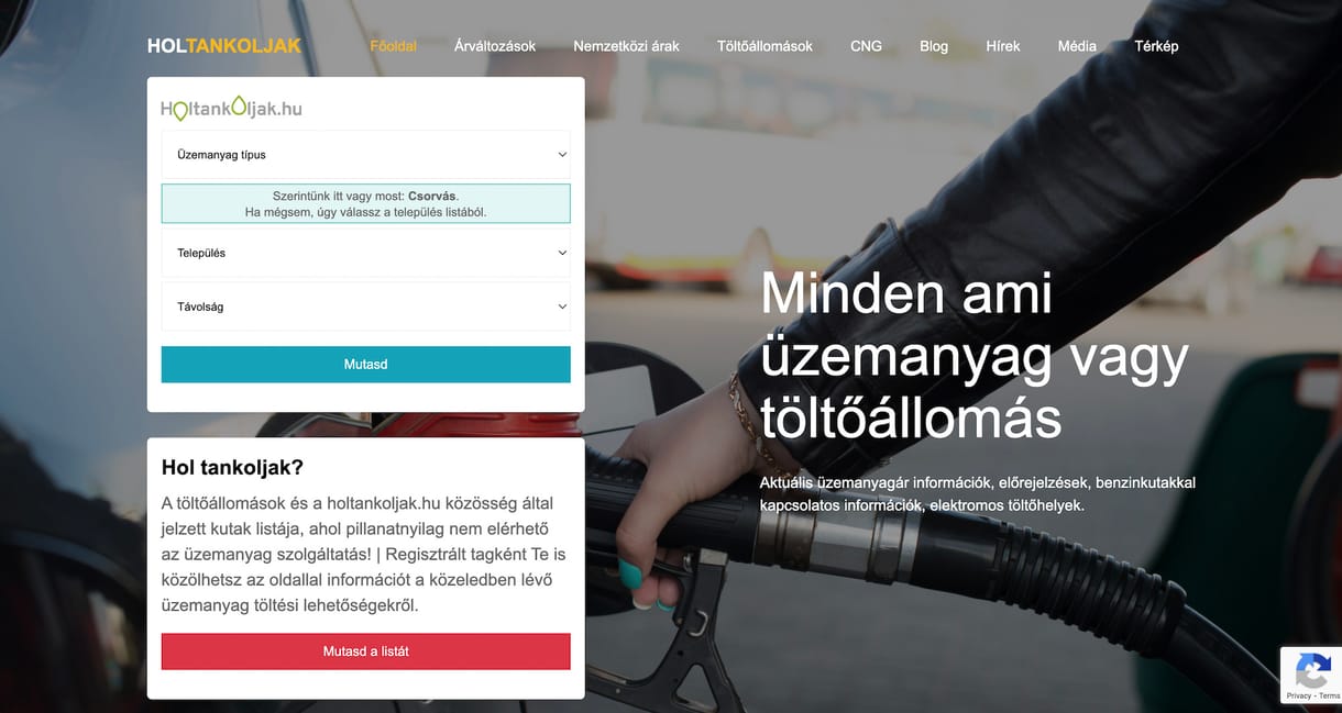 Alig tölt be a holtankoljak.hu, ahogy terjed a szóbeszéd, hogy sok kúton nincs üzemanyag [frissítve]