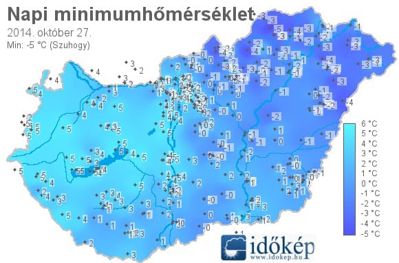 A szuhogyi hajnal lehetett a legfagyosabb