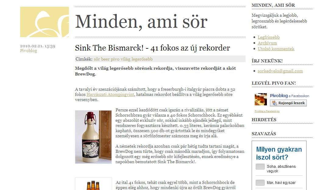 Hány fokos a legerősebb sör?