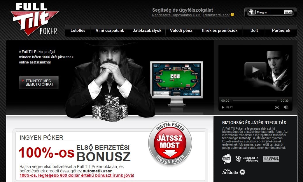 Ügyészi beadvány: a Full Tilt Poker 