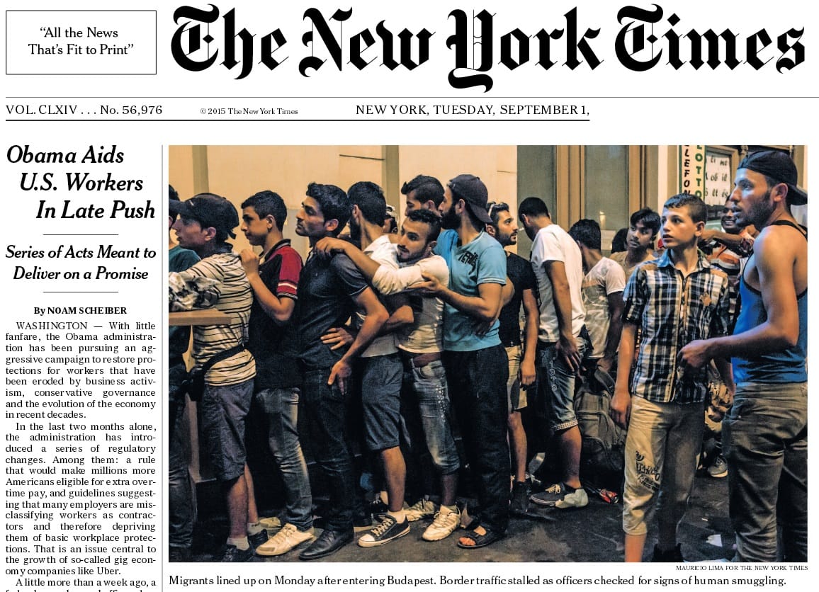 Címlapra került Budapest a New York Times-ban - fotó