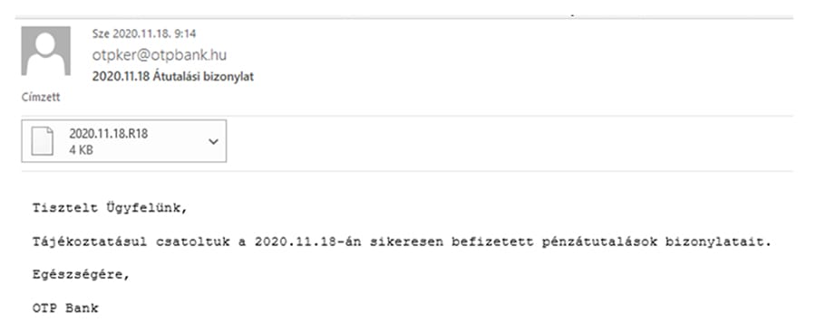 Csalókra figyelmeztet az OTP: vírusos üzeneteket küldenek a nevében