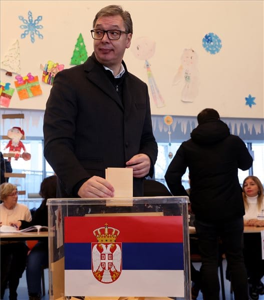 Szerb választások: eddig a szavazók 32 százaléka voksolt