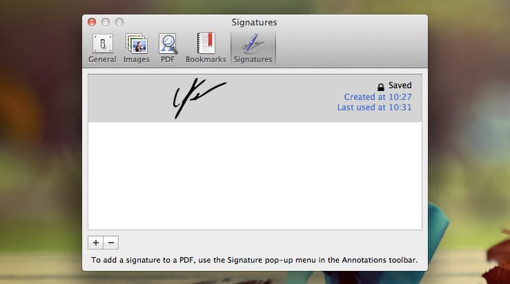 Lion tipp: aláírás készítése PDF dokumentumokhoz a Preview-ban