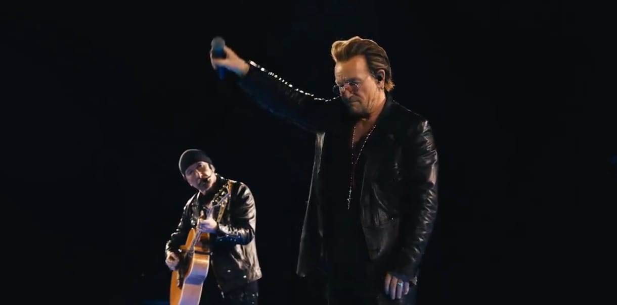 Navalnij nevét skandálta a közönséggel Bono a U2 Las Vegas-i koncertjén
