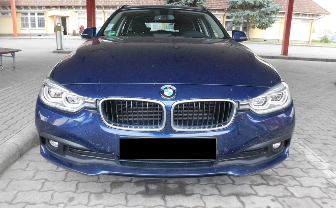 Németországban ellopott BMW-t kapcsoltak le a magyar rendőrök - videóval