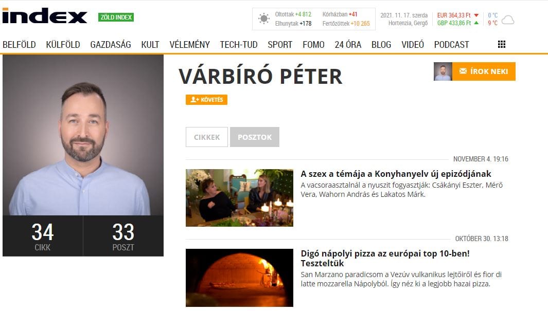 Távozik az Index lapigazgatója