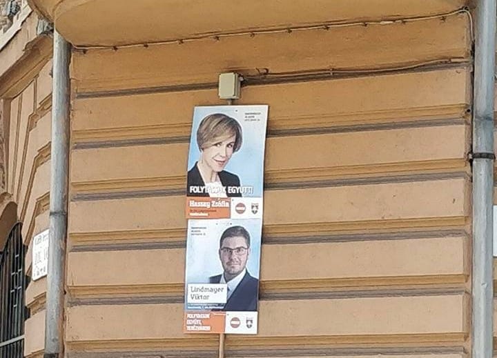A kampányidőszak kezdete előtt kikerültek a Fidesz plakátjai a VI. kerületben
