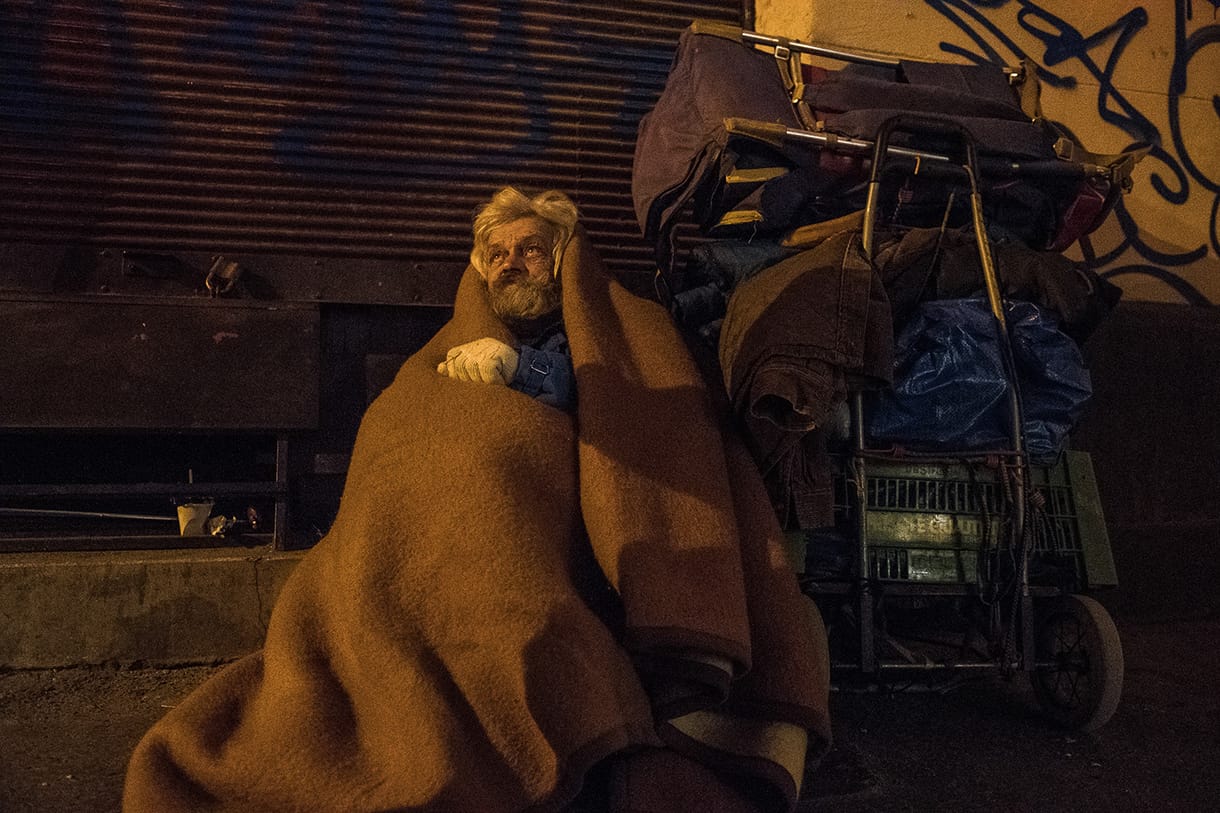 Nagy erőkkel készülnek a rendőrök a hajléktalanok ellen