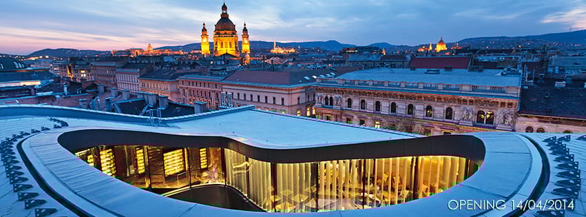 Megnyílt az új luxusétterem Budapest tetején