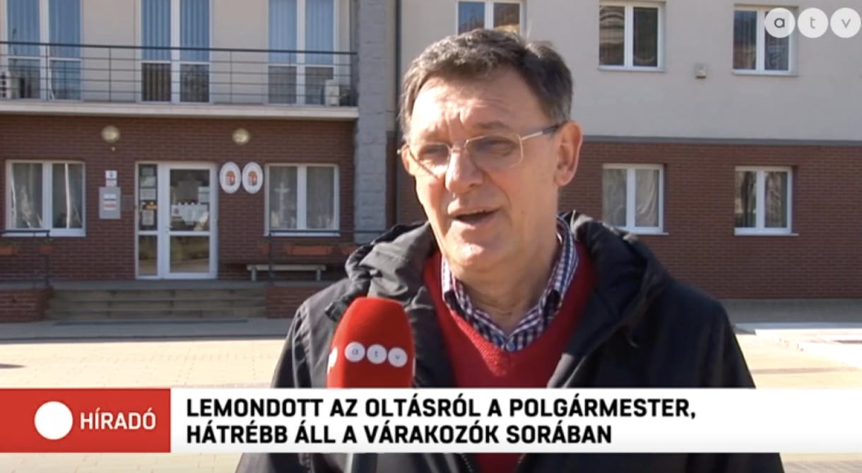 Lemondott egy DK-s polgármester a neki járó oltásról