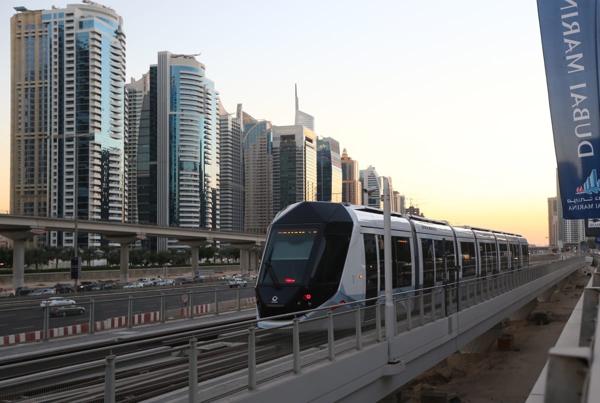 Fotók: Dubajban már luxusvillamossal is lehet közlekedni