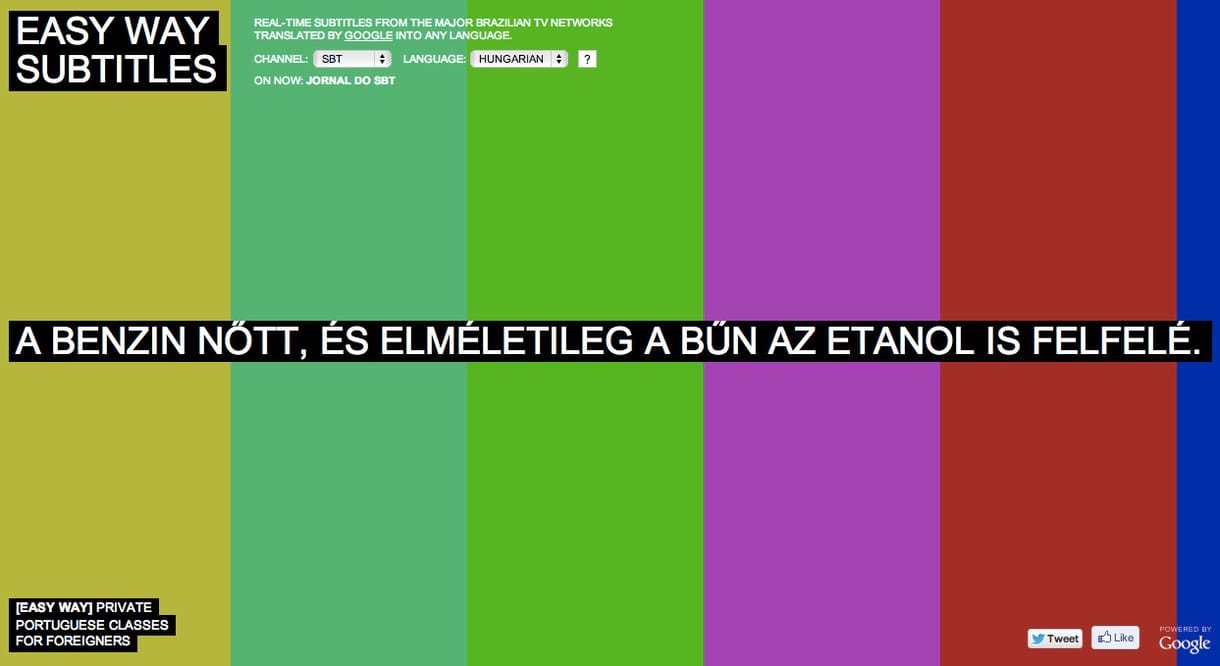 Élőben fordítja a tévéműsort egy új szolgáltatás