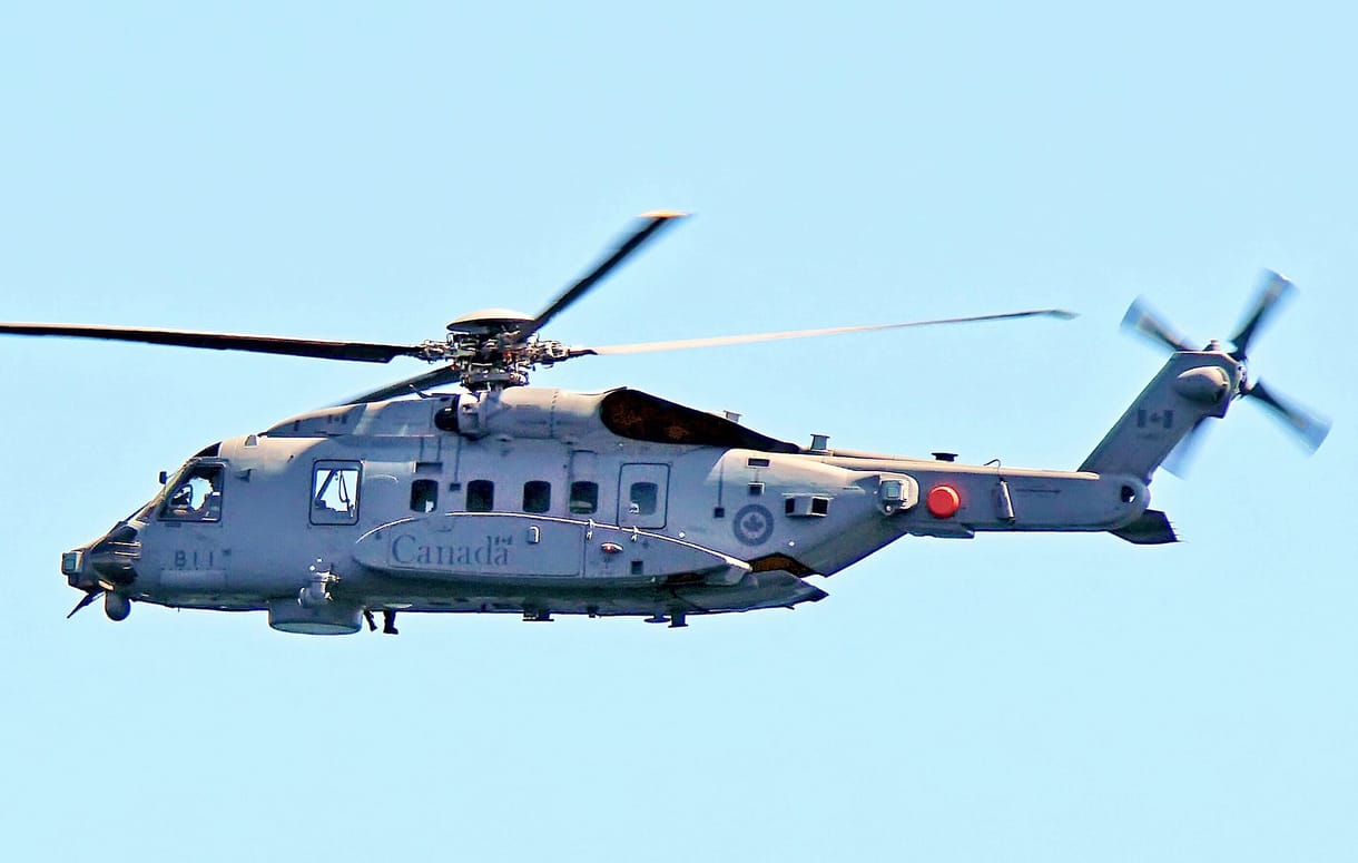 A Földközi-tengerbe zuhant egy kanadai helikopter