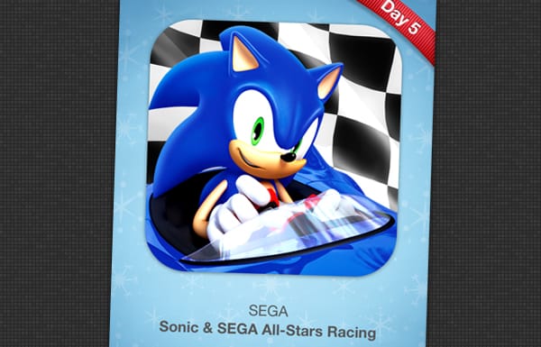 12 days of Christmas - mai letöltés: Sonic & SEGA All-Stars Racing