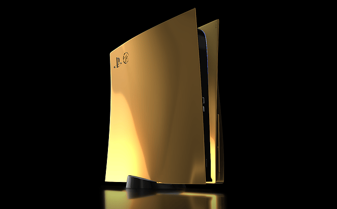 A pénzes gamerek álma: érkezik az arannyal borított PlayStation 5