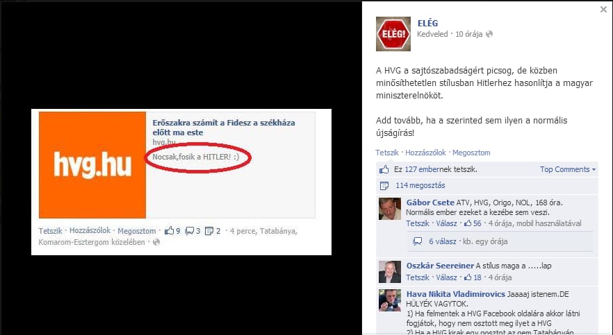 Cigányozás után most hazudik Deutsch Tamás kedvenc Facebook-oldala