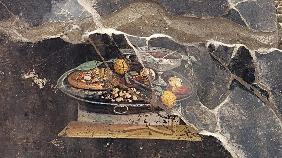 2000 éves őspizza nyomaira bukkantak egy pompeji ház falán