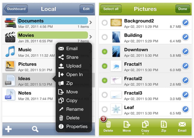 Hét iOS programja: iFiles - a kényelmes fájlkezelő iPhone-ra és iPadre