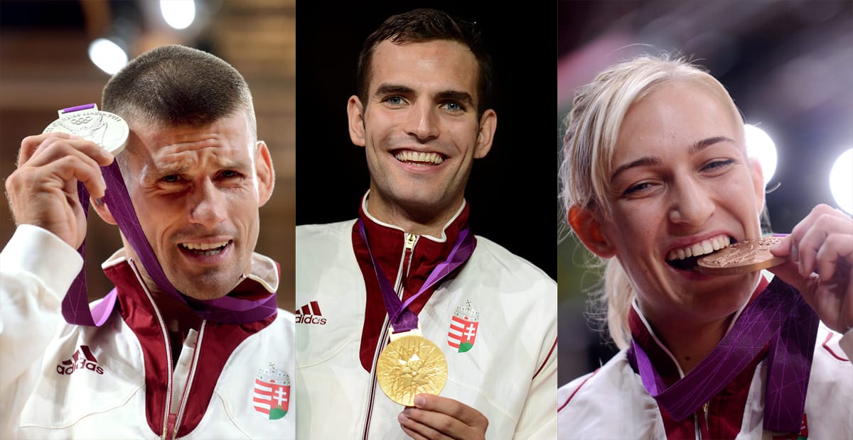 Nap képe: magyar érmek a londoni olimpián