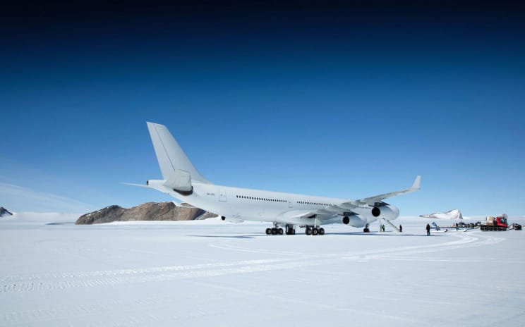 Először landolt egy 190 tonnás Airbus az Antarktiszon
