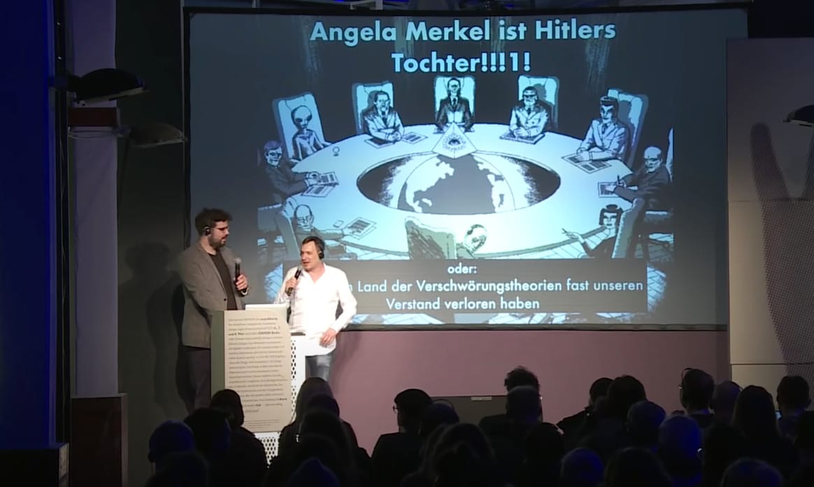 Angela Merkel Hitler lánya – könyv jelent meg a konteók világáról