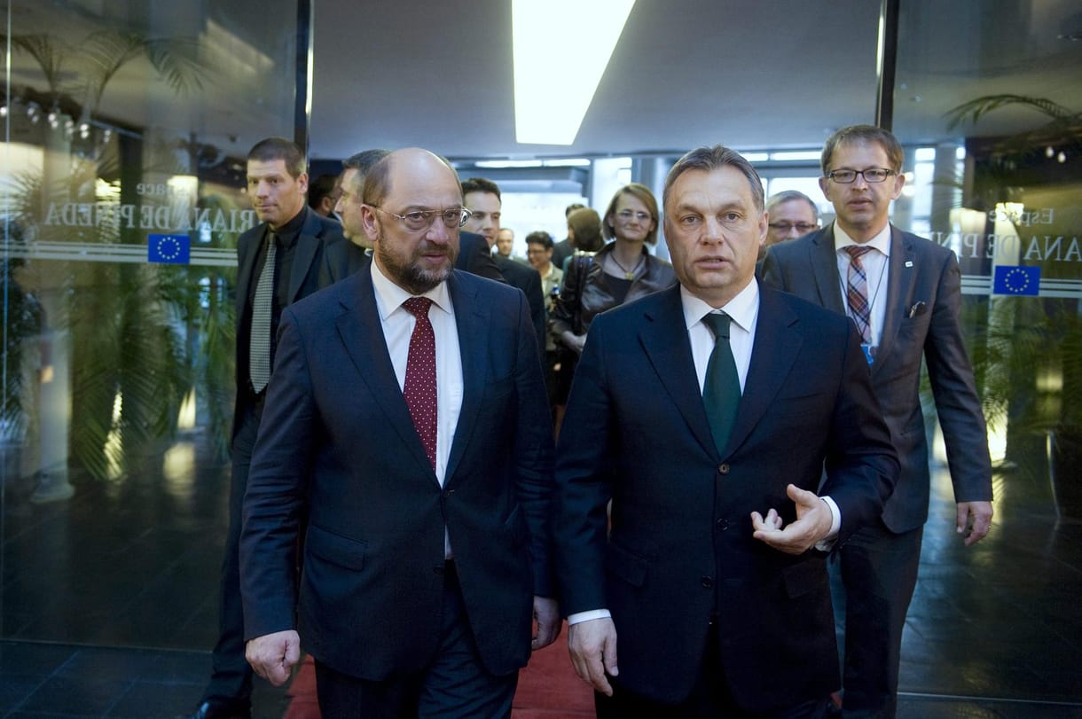 Orbán sajátjai elé állt Strasbourgban