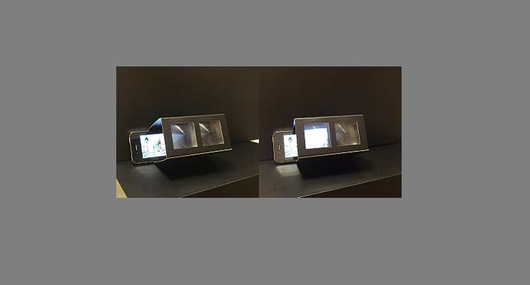 3D-s videózás iPhone-on egy egyszerű dobozzal