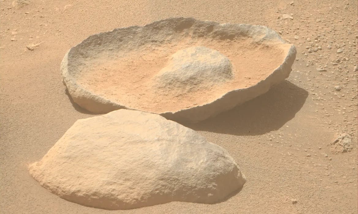 Mégis mi jut eszébe a szikláról, amit a Marson fotózott a NASA?