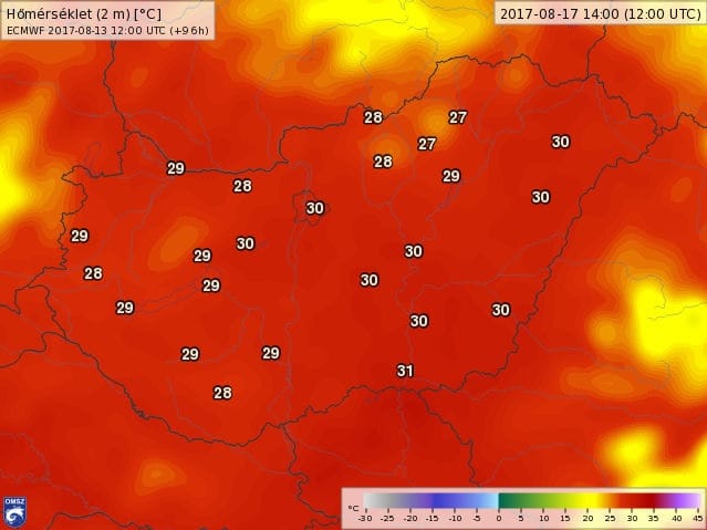 Észrevétlenül lopakodik vissza a 30 fok feletti meleg