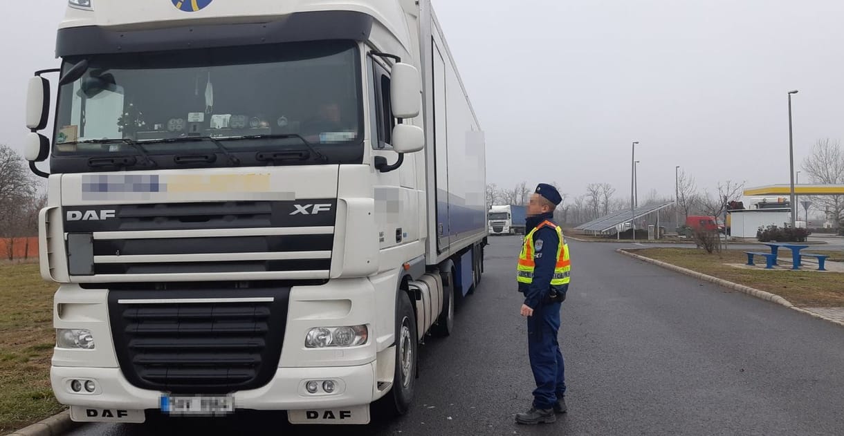 Nyolcvanszor potyázott végig egy cseh kamion az országon