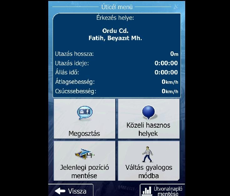iGo primo app: navigáció és Facebook együtt