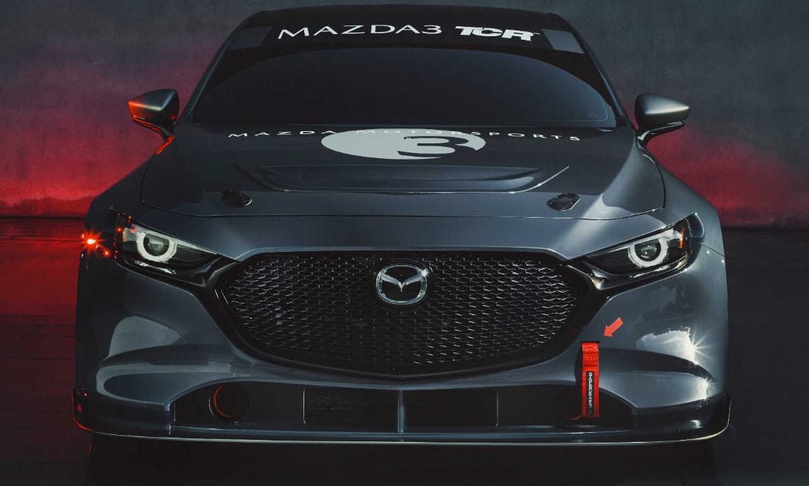 Rég volt ilyen erős gyári Mazda: 350 lóerő és hatalmas hátsó szárny az új 3-ason