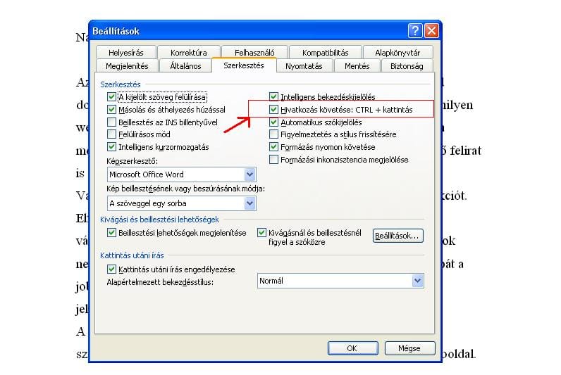 Office-tipp: Nem is kell Ctrl a hiperlink követéséhez