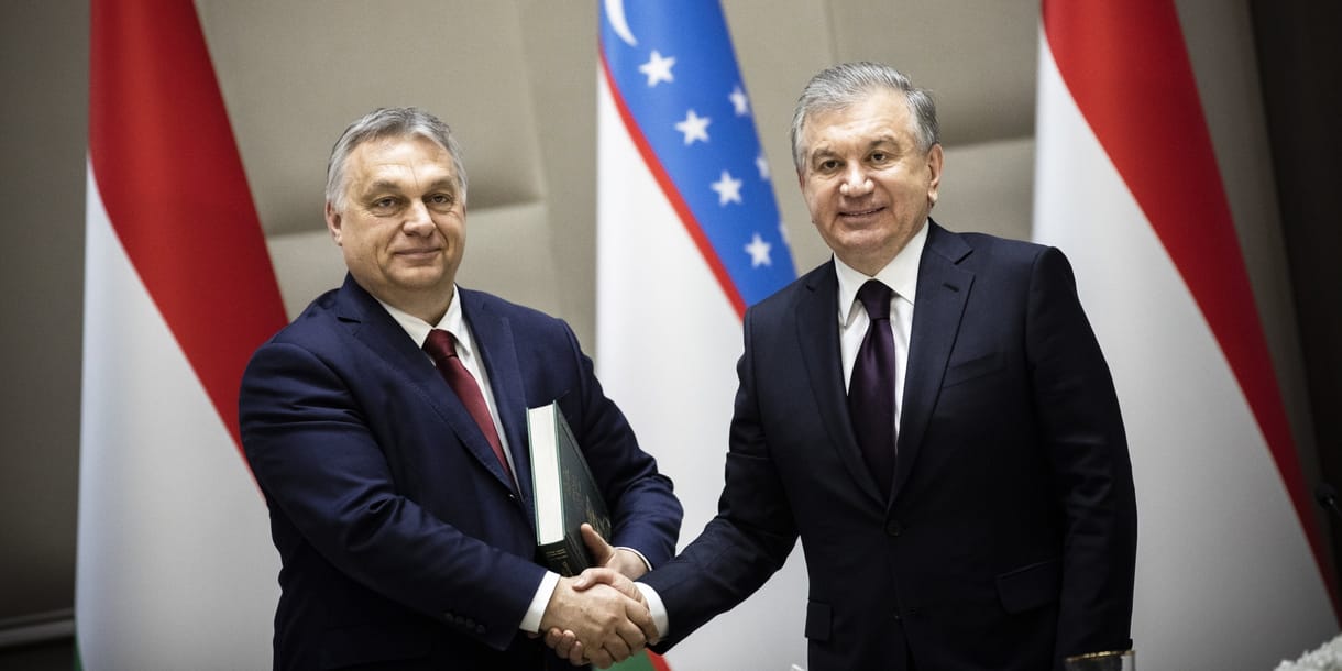 Orbán: Jó ütemben fogtuk meg egymás kezét, magyarok és üzbégek