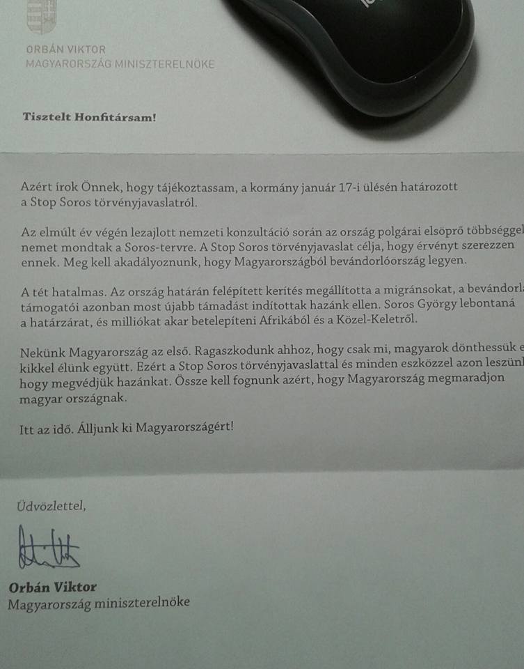 Már érkezik az újabb levél Orbán Viktortól
