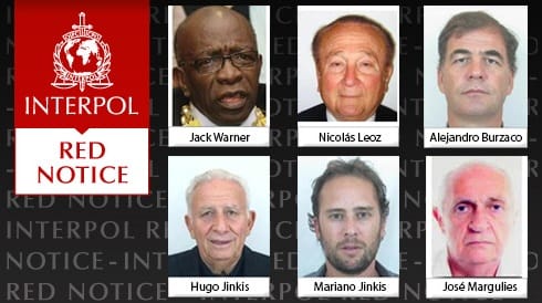 Körözést adott ki az Interpol két volt FIFA-tag és több cégvezető ellen
