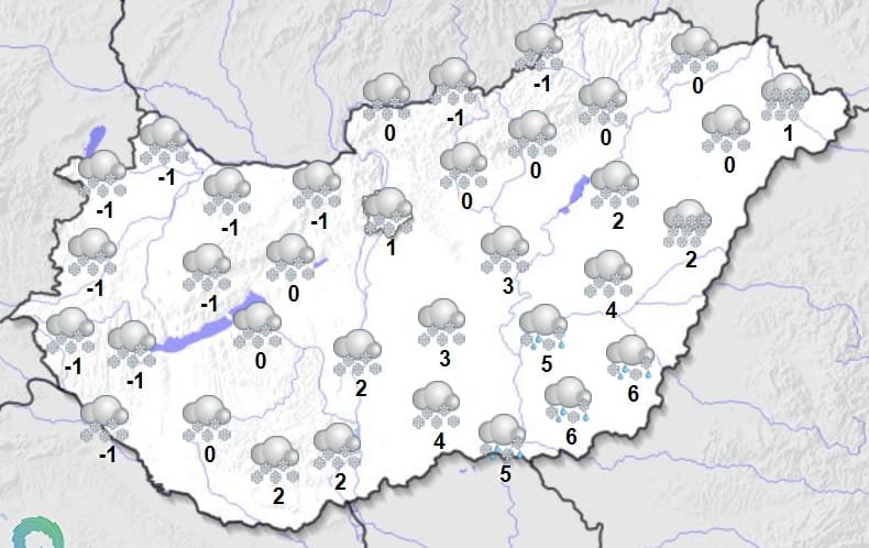 Hóval és erős széllel érkezik a hidegfront
