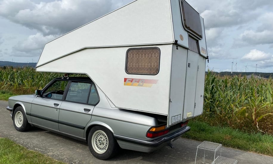 37 éves 5-ös BMW, mint lakóautó? Van ilyen, és épp eladó