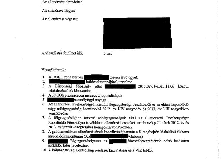 A NAV közzétette az egy hétvégés vizsgálati anyagot
