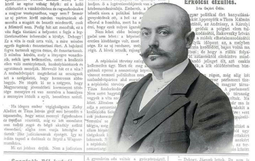 1903-tól 1944-es betiltásáig működött a legendás Gajári Ödön lapja a „liberálizmus napfényében”