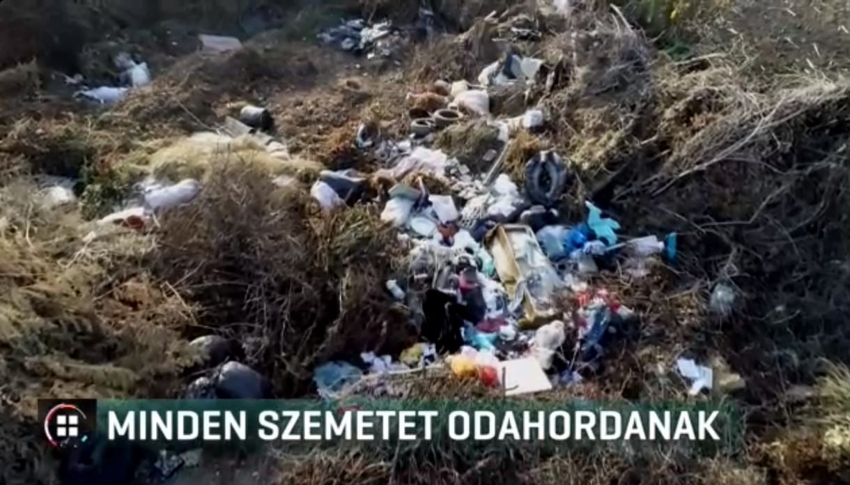 Illegális szemétlerakóra bukkantak Hajdúböszörmény határában