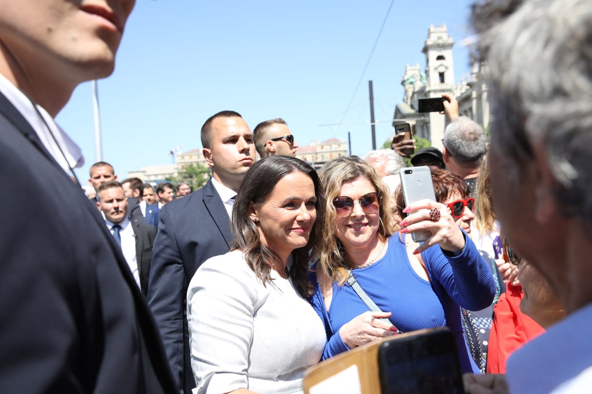 Így iktatták be Novák Katalint - képek