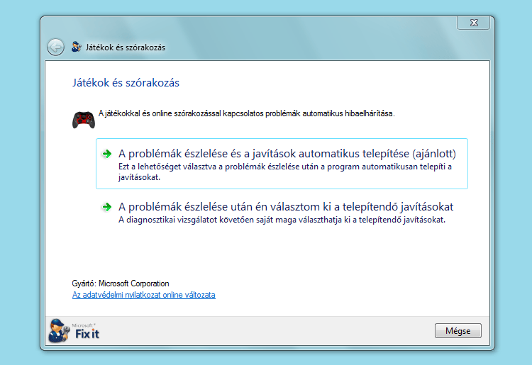 Problémáink vannak a windowsos játékokkal és az internettel? Itt a megoldás!
