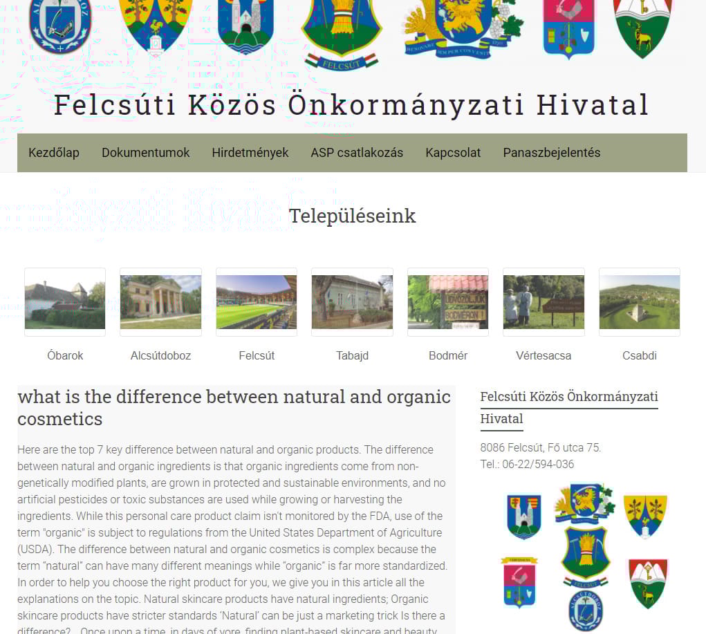 Feltörték a felcsúti önkormányzat honlapját