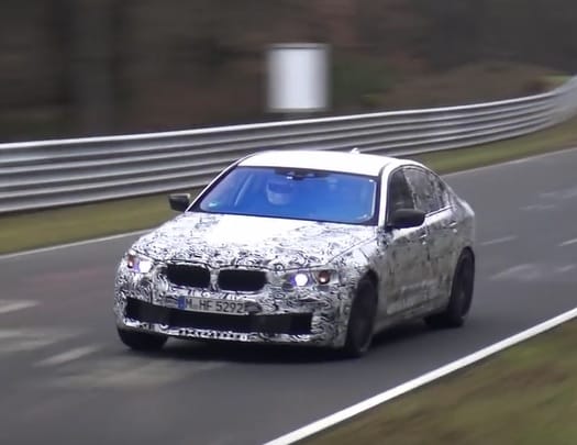 A BMW már a Nürburgringen teszteli az új M5-öt – videó