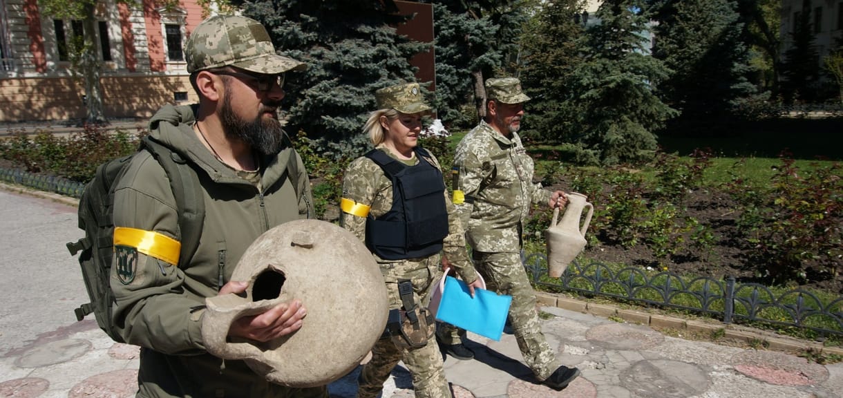 Ókori leletekre bukkantak ukrán katonák lövészárokásás közben Odesszában