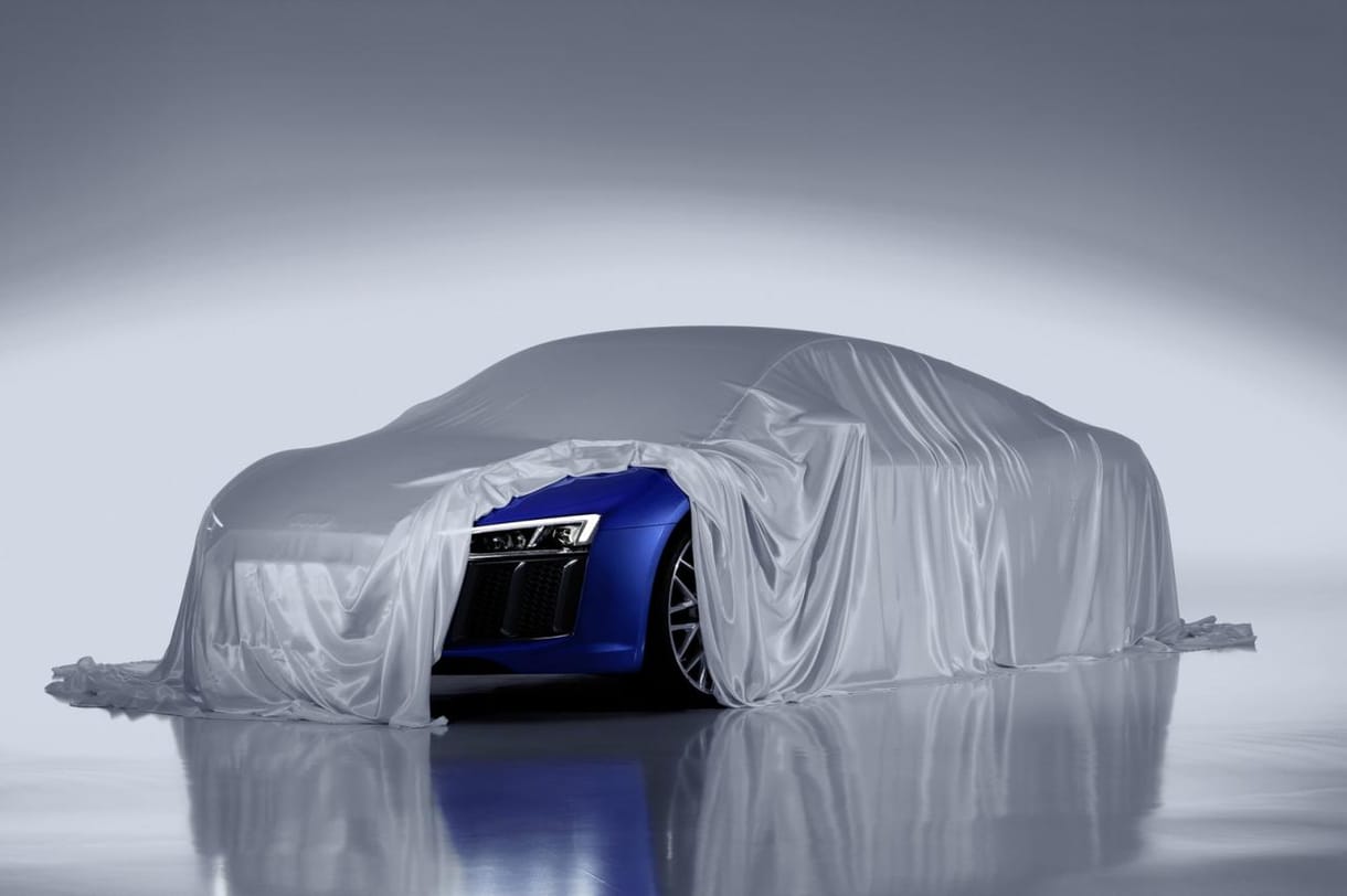 Itt az első hivatalos fotó a lézerfényszórós új Audi R8-ról